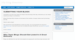 Desktop Screenshot of myblogdirectory.net